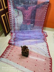 Muslin jamdani saree