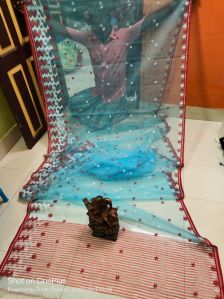 Muslin jamdani saree