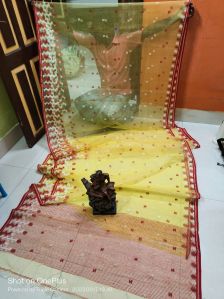 Muslin jamdani saree