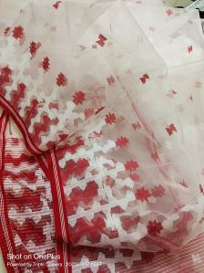 Muslin jamdani saree