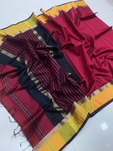 Handloom cotton silk saree