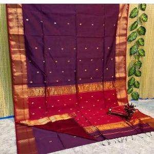 Handloom cotton silk saree