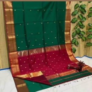 Handloom cotton silk saree