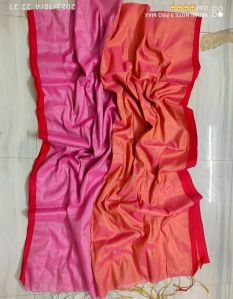 Metallic Tissue Soft Saree