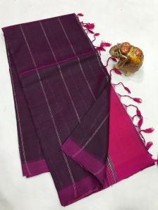 Mangalagiri zari lines saree