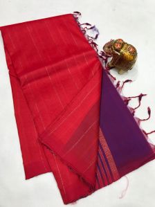 Mangalagiri zari lines saree