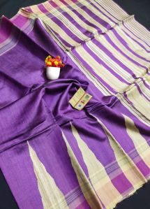 Handloom silk temple saree