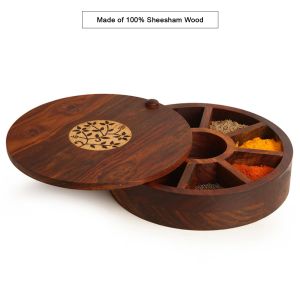 Wooden Spice Masala Box