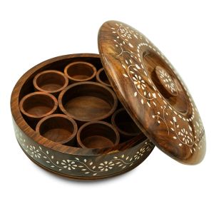 Wooden spice Masala boxes