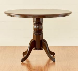 Brown Round Wooden Tea Table