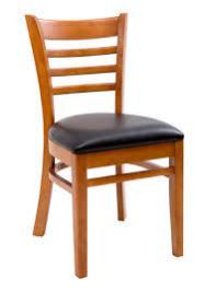 Brown Wooden Restaurant Chair