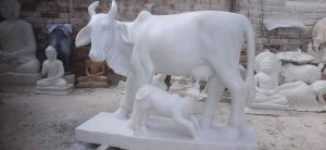 Cow Marble Statue