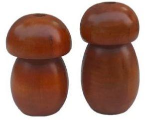 Fancy Wooden Flower Vase Set of 2 Pcs