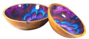 Multicolour Decorative Bowl Set of 2 Pcs