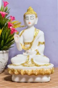 Handmade Marble Gautam Buddha Statue