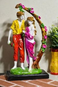 Polyresin Daali Couple Statue