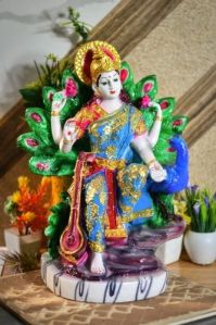Polyresin Maa Saraswati Statue