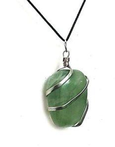 Green Aventurine Tumbled Pendant