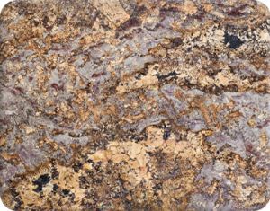 Exotic Brown Granite Slab