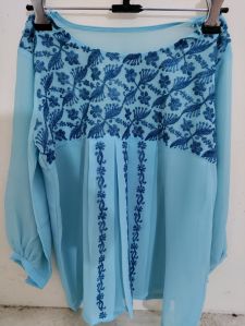 Georgette Embroidered Top