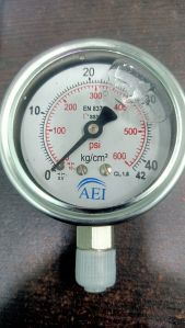 Glycerin Filled Pressure Gauge