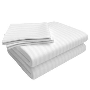 Satin Strip Bedsheet