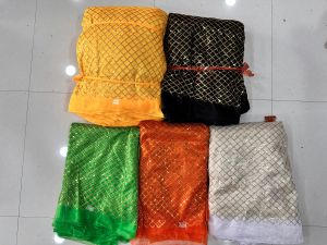 3mm Sequence Chokdi Net Fabric