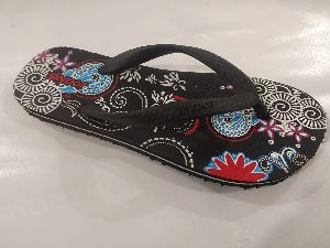 Rose-1 Ladies Rubber Slipper