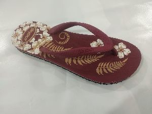Rose-3 Ladies Rubber Slipper
