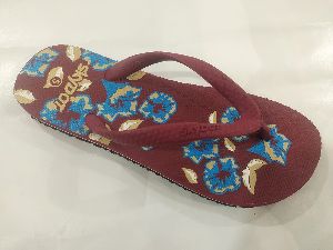 Rose-9 Ladies Rubber Slipper