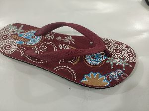 Rose-1 Ladies Rubber Slipper