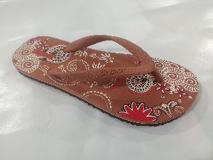 Rose-1 Ladies Rubber Slipper