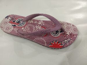 Rose-1 Ladies Rubber Slipper