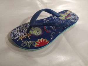 Rose-1 Ladies Rubber Slipper