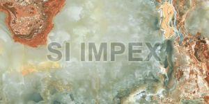 Macael Onice Verde Inkage Series Vitrified Tile