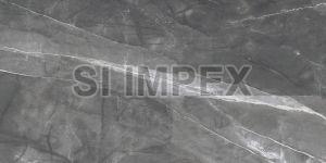 Magda Nero Glossy Finish Vitrified Tile