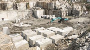 Imperial White Granite Block