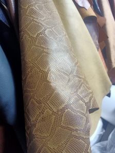 Snake Print Leather