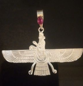 92.5 Silver Fravashi Pendant