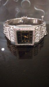 92.5 Silver Kada Watch