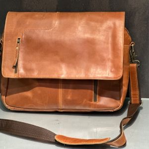 Leather Messenger Bag