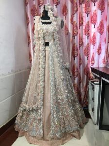 designer jacket lehenga