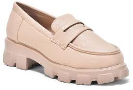 Ladies Pink Formal Loafer Shoes