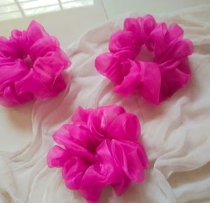 organza scrunchies