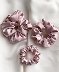 satin scrunchies