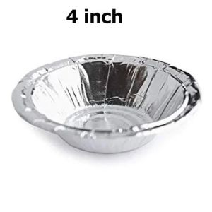 120 GSM 4 Inch Silver Paper Bowl