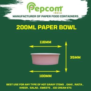 200ml Paper Container