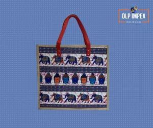 Cotton Handle Jute Fashion Bag