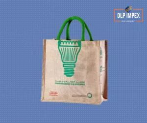 Printed jute promotional bag