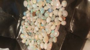 Natural Ethiopian opal Cabochon gemstone